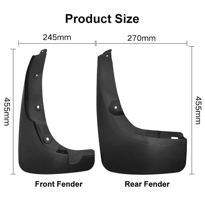 For Toyota Rav4 Wheel Eyebrow 2000-2005 4Pcs / Set Car Auto Soft Plastic Splash Flaps Fender Guard