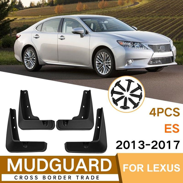For Lexus Es 2013-2017 4Pcs / Set Car Auto Soft Plastic Splash Flaps Fender Guard