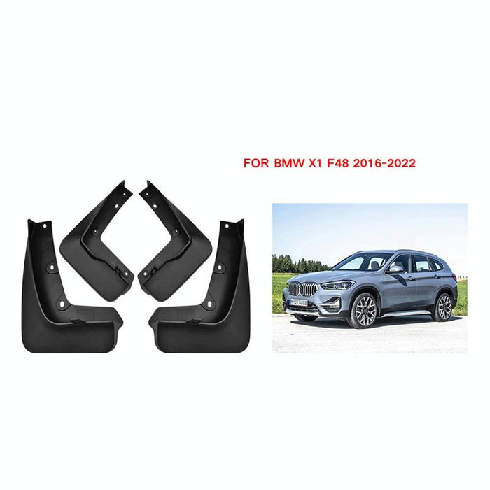 For Bmw X1 F48 2016-2022 4Pcs / Set Car Auto Soft Plastic Splash Flaps Fender Guard