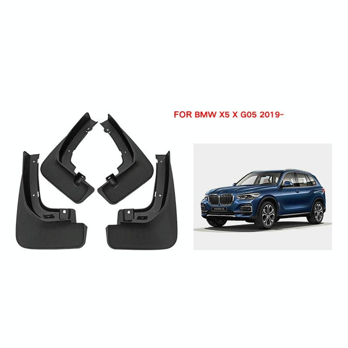 For Bmw X5 X G05 2019-2023 4Pcs / Set Car Auto Soft Plastic Splash Flaps Fender Guard