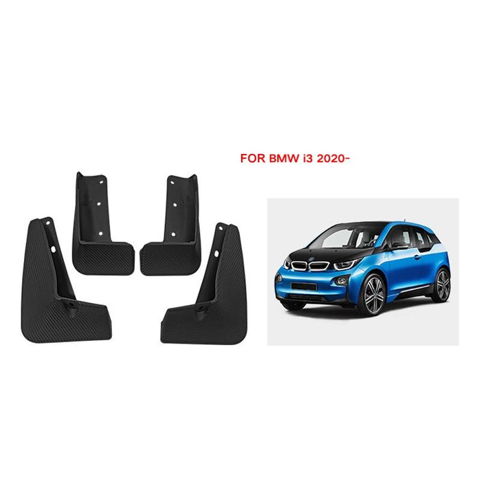 For Bmw I3 Electric 2020-2021 4Pcs / Set Car Auto Soft Plastic Splash Flaps Fender Guard