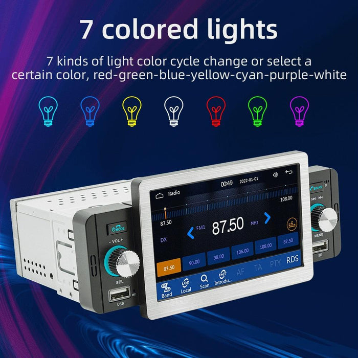 5 Inch Allwinner Melis F133 Car Mp5 Inch Player - Carplay Bt Usb Fm