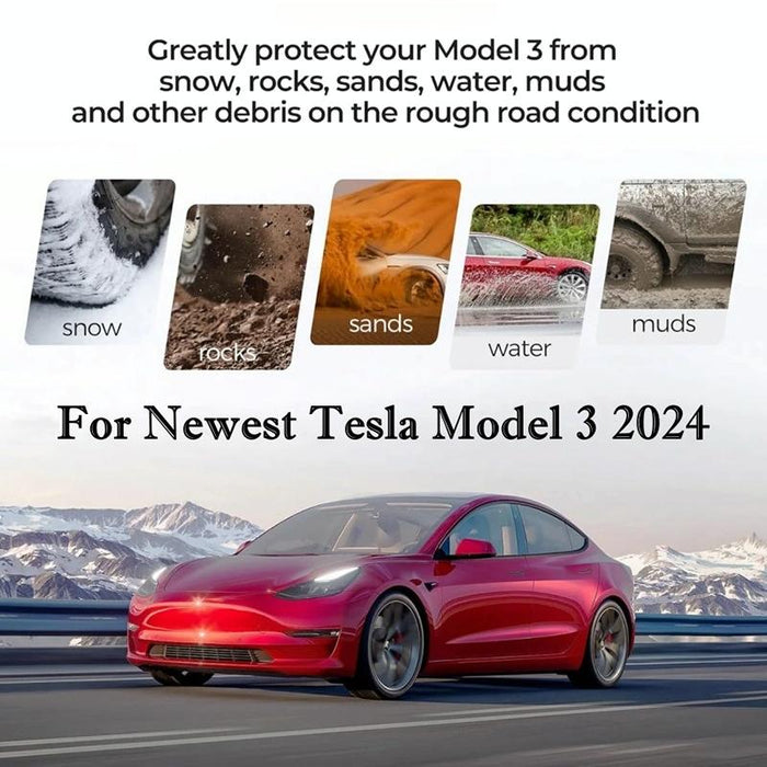 For Tesla Model 3 2024 4Pcs / Set Car Fenders Mud Flap Modification Accessories