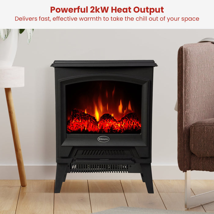 2Kw Casper Optiflame Portable Electric Stove