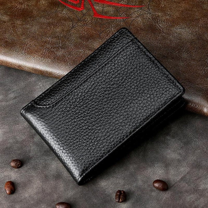 Multi-Function Leather Driving License Holder