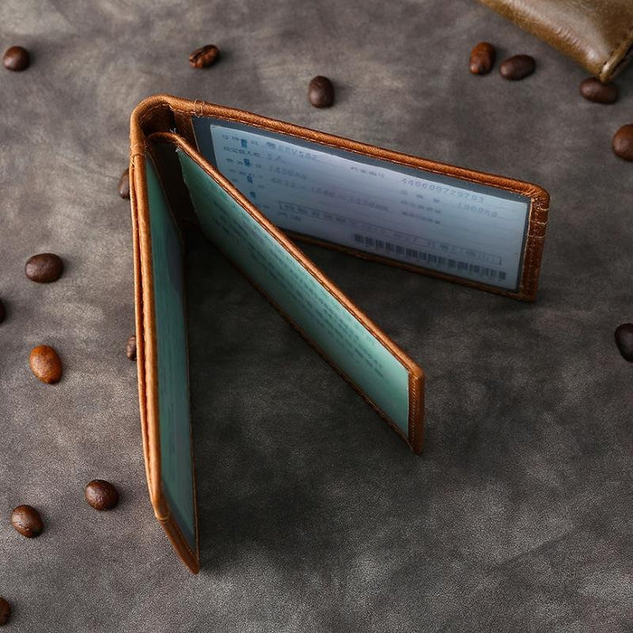 Multi-Function Leather Driving License Holder