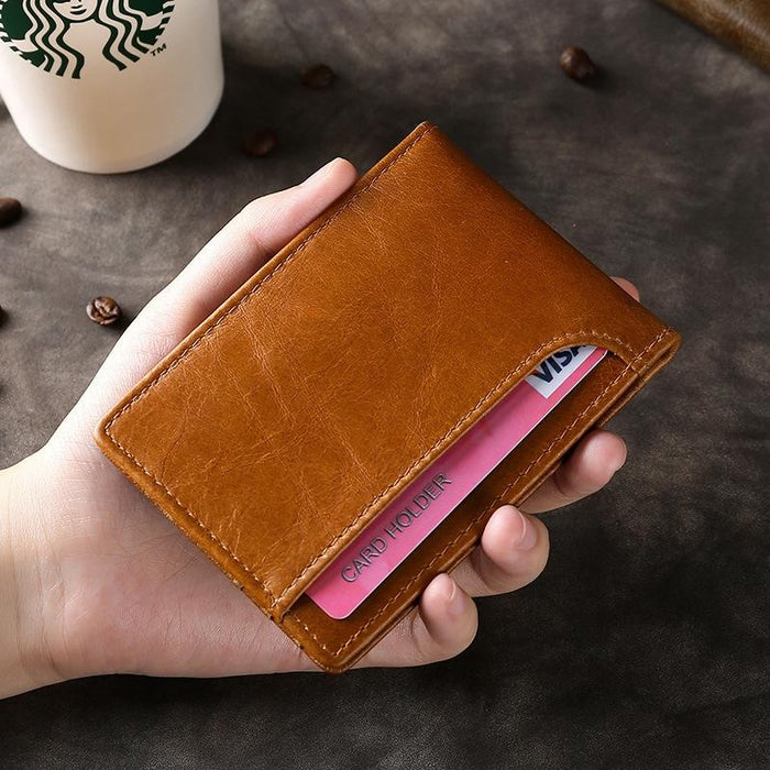 Multi-Function Leather Driving License Holder