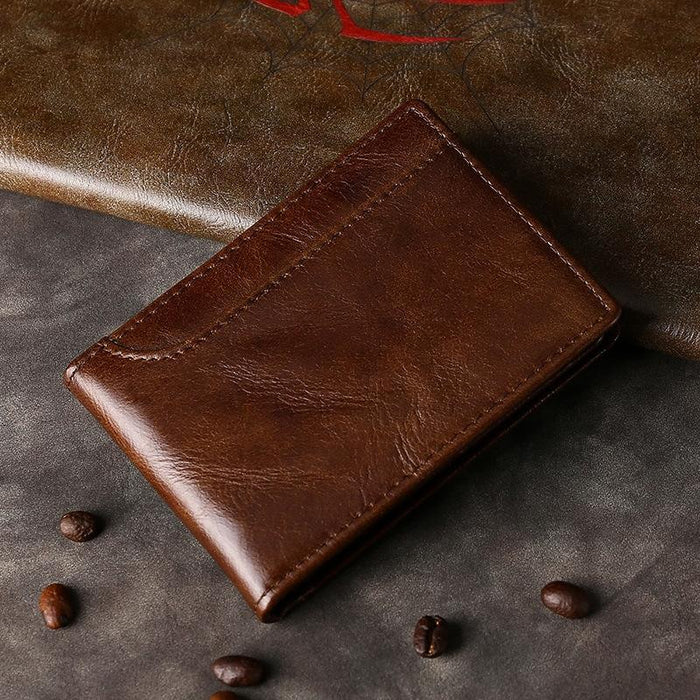 Multi-Function Leather Driving License Holder