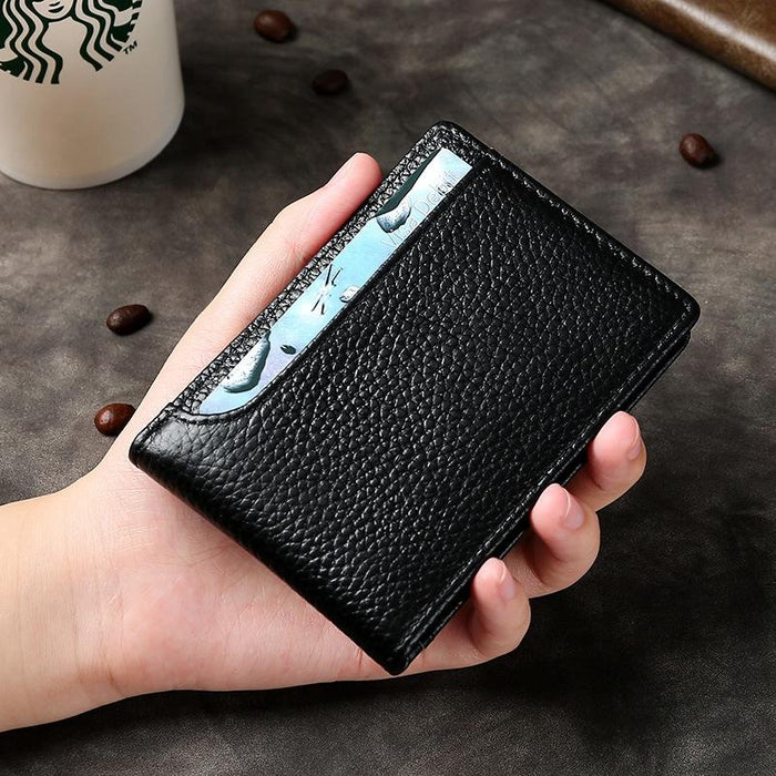 Multi-Function Leather Driving License Holder