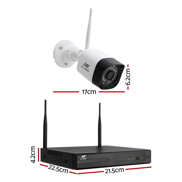 3Mp Wireless Cctv 8Ch 8 Square Camera