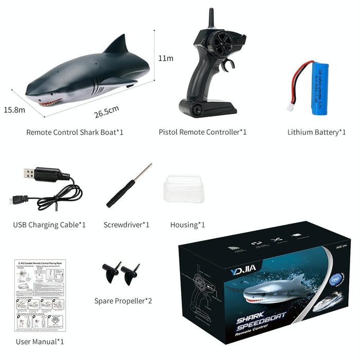 2.4G Rc Shark Boat Remote Control Boats
