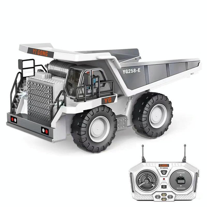 2.4G Rc Mining Truck Dumper 1:24 Scale 9 Channels Silver
