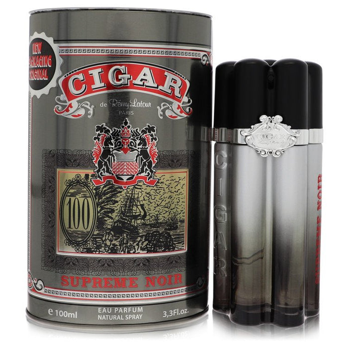 Cigar Supreme Noir Eau De Parfum Spray By Remy Latour For Men-100 Ml