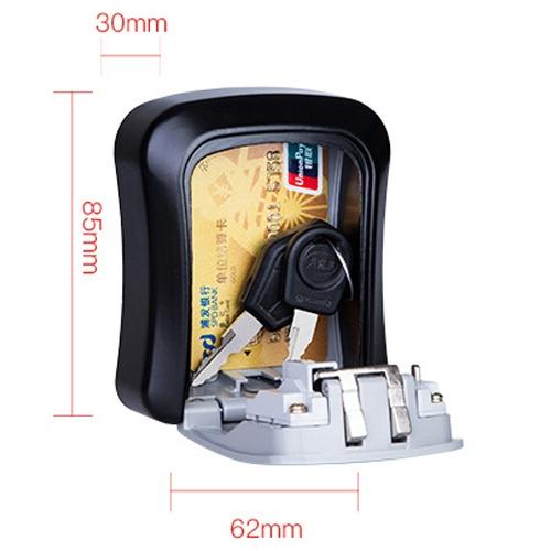 Secure Wall Cabinet Key Box Password Lock For Door Security Metal Storage Box