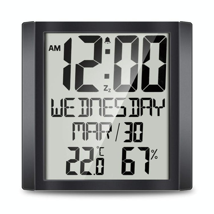 Large Screen Clock Thermometer Hygrometer Multifunction Household