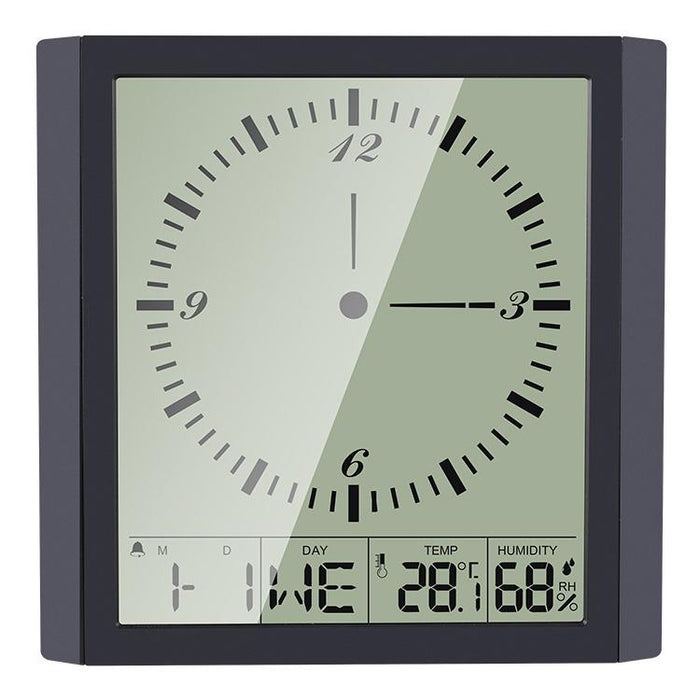 Large Screen Multifunction Clock With Thermometer & Hygrometer
