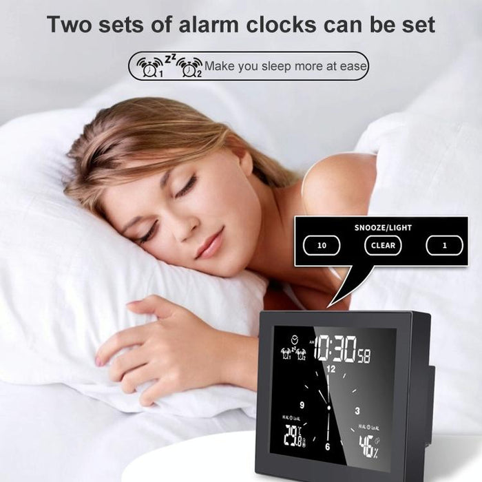 Waterproof Bathroom Clock With Timer & Thermometer