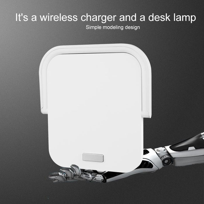 Portable Wireless Charger Led Desk Lamp White
