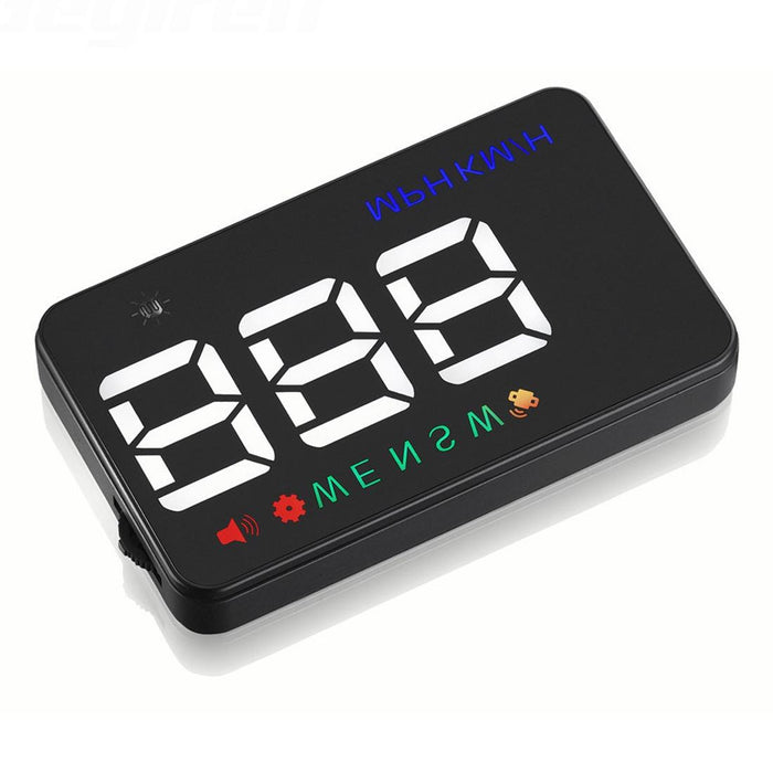3.5 Inch Car Hud With Gps 2 Display Modes Light Sensors Speed & Compass Speed Alarm