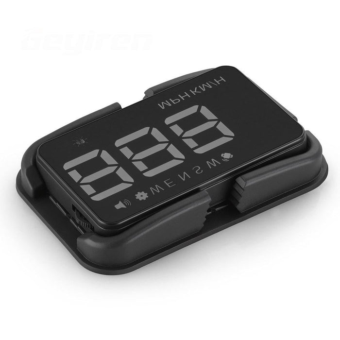3.5 Inch Car Hud With Gps 2 Display Modes Light Sensors Speed & Compass Speed Alarm