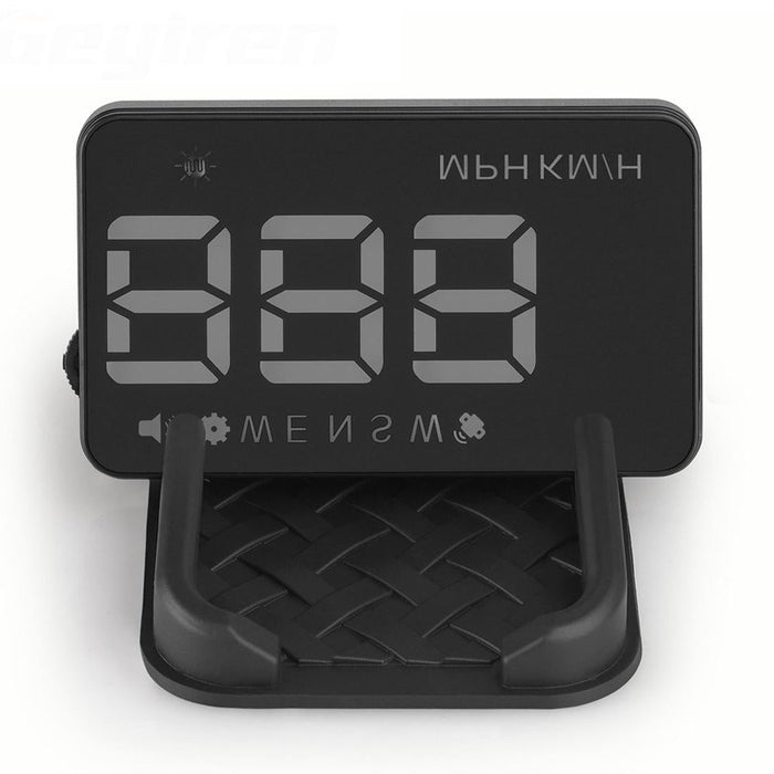 3.5 Inch Car Hud With Gps 2 Display Modes Light Sensors Speed & Compass Speed Alarm
