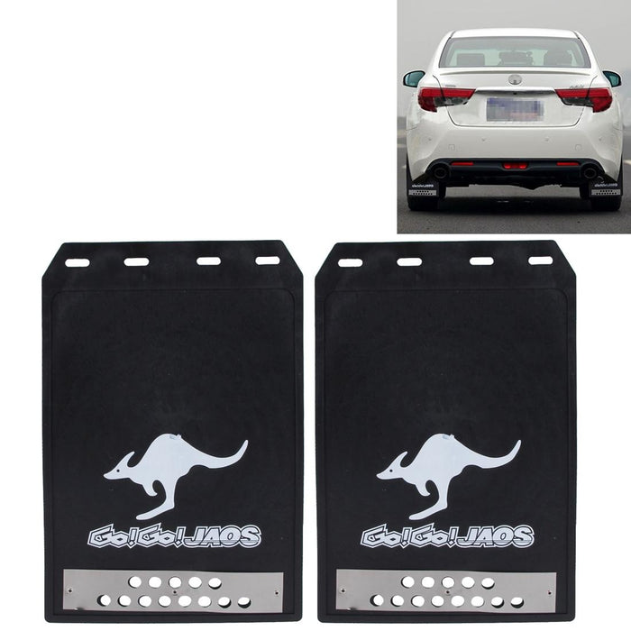 Premium Heavy Duty Molded Splash Front And Rear Mud Flaps Fender Guard Medium Size Random Pattern Delivery