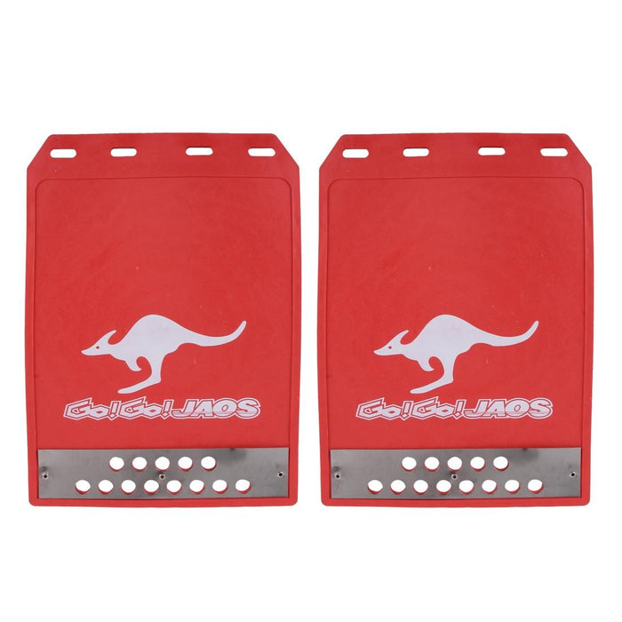 Premium Heavy Duty Molded Splash Front And Rear Mud Flaps Fender Guard Medium Size Random Pattern Delivery