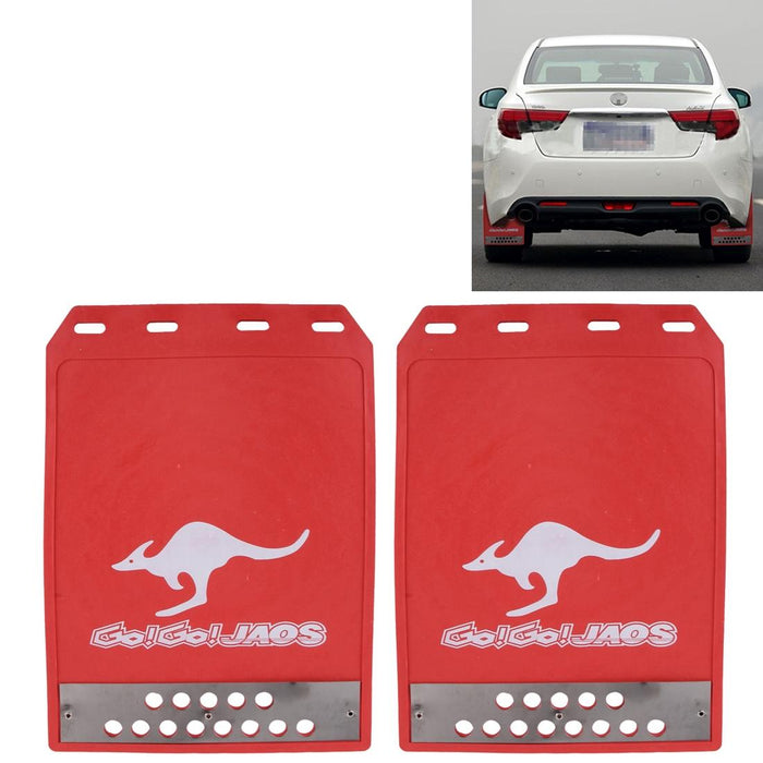 Premium Heavy Duty Molded Splash Front And Rear Mud Flaps Fender Guard Medium Size Random Pattern Delivery