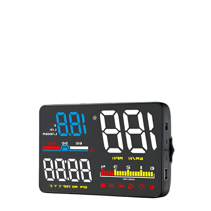 5 Inch Obd2 Head Up Display Car Speed Revolving Speed Water Temp Battery Voltage