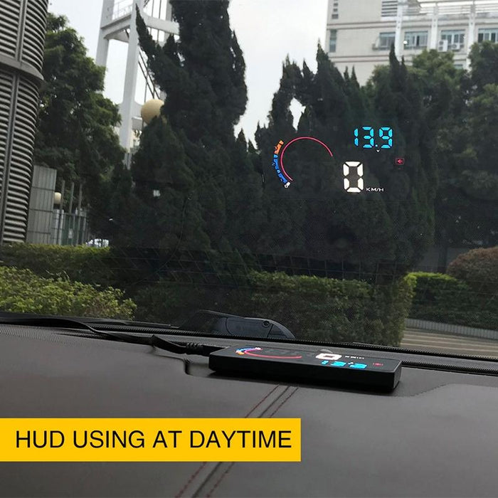 4 Inch Obd2+Gps Head Up Display Car Speed Revolving Speed Water Temp Battery Voltage Running Speed & Distance