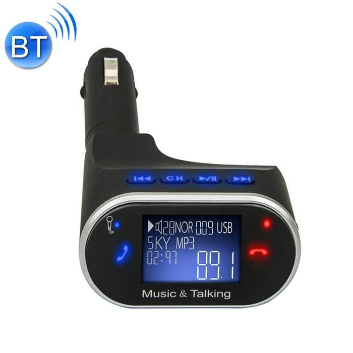 Car Stereo Radio Mp3 Player Bluetooth Hands-Free Fm Transmitter
