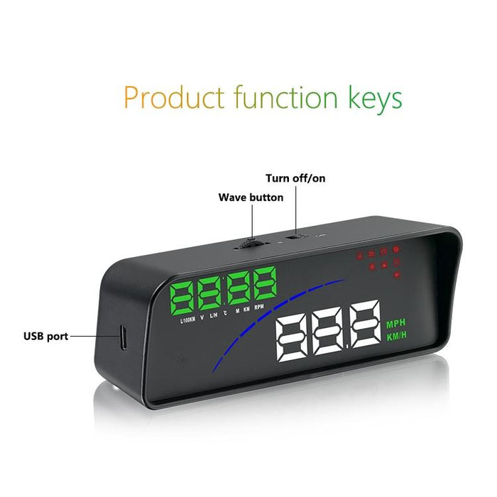 3.6 Inch Car Obd2 Smart Digital Meter
