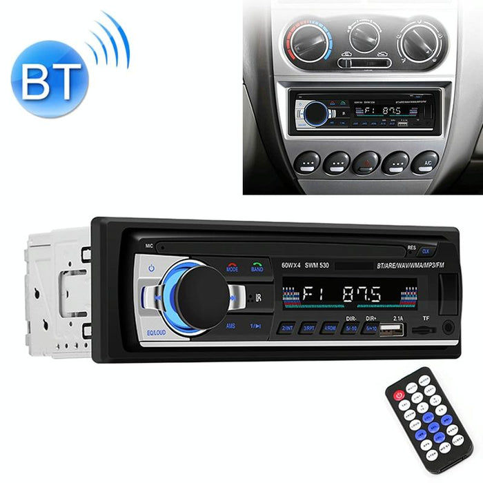 12V Car Dual Usb Charger Radio Receiver Mp3 Player Fm & Bluetooth Remote Control