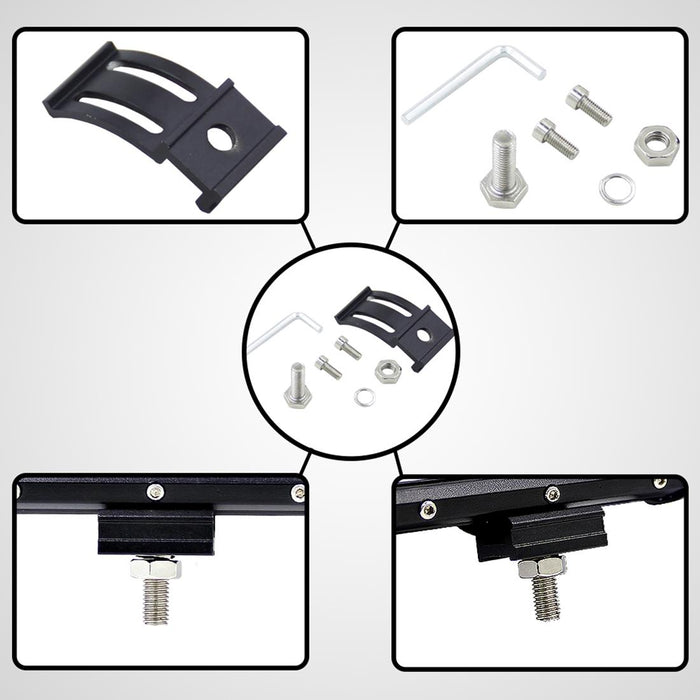 5 Inch 18W 24 Led Waterproof Ip67 Two Bar Modified Off - Road Lights Spotlight Light Car Work Lights Dc 9 - 48V