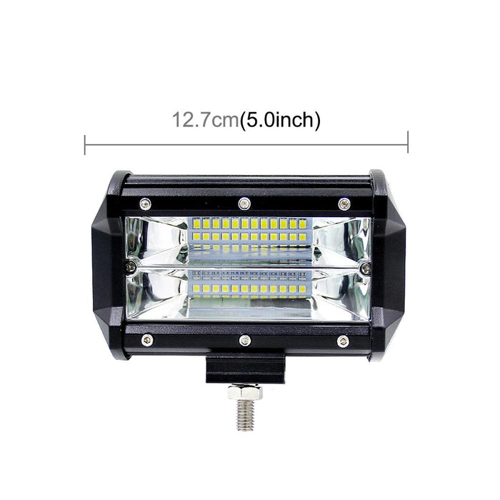 5 Inch 18W 24 Led Waterproof Ip67 Two Bar Modified Off - Road Lights Spotlight Light Car Work Lights Dc 9 - 48V