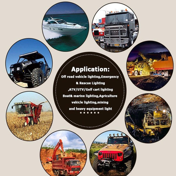 5 Inch 18W 24 Led Waterproof Ip67 Two Bar Modified Off - Road Lights Spotlight Light Car Work Lights Dc 9 - 48V