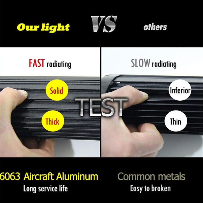 5 Inch 18W 24 Led Waterproof Ip67 Two Bar Modified Off - Road Lights Spotlight Light Car Work Lights Dc 9 - 48V