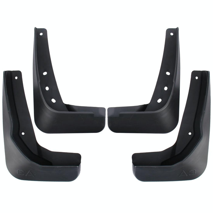 4 Pcs Car Auto Semi-Rigid Pvc Splash Flaps Fender Guard For Audi A3 Sedan 2014