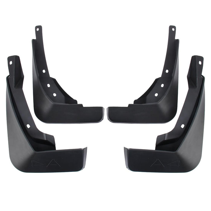 4 Pcs Car Auto Semi-Rigid Pvc Splash Flaps Fender Guard For Audi A4L 2016 Version
