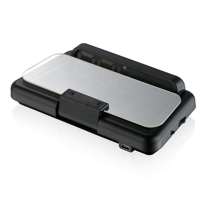 Virtual Hd Car Hud Display Speed Rpm Water Temp Oil Consumption Distance / Time Voltage Over Speed Alarm