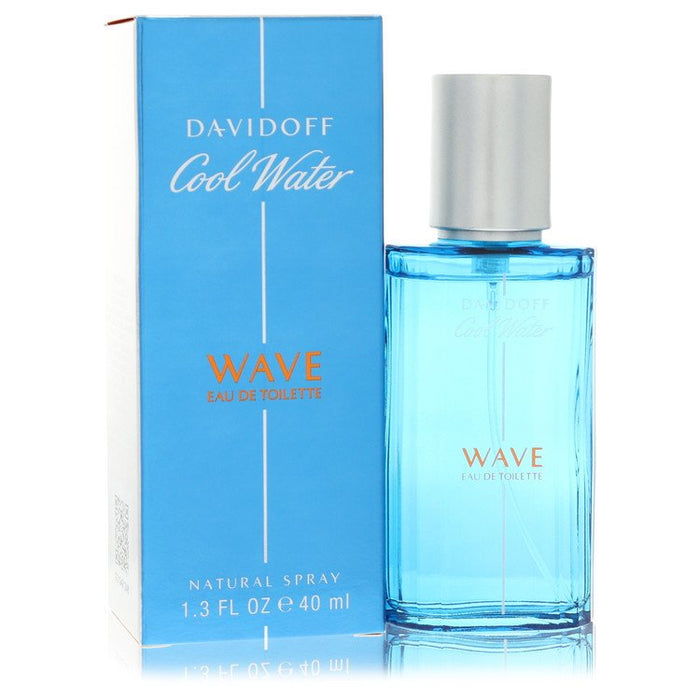Cool Water Wave Eau De Toilette Spray By Davidoff For Men-38 Ml