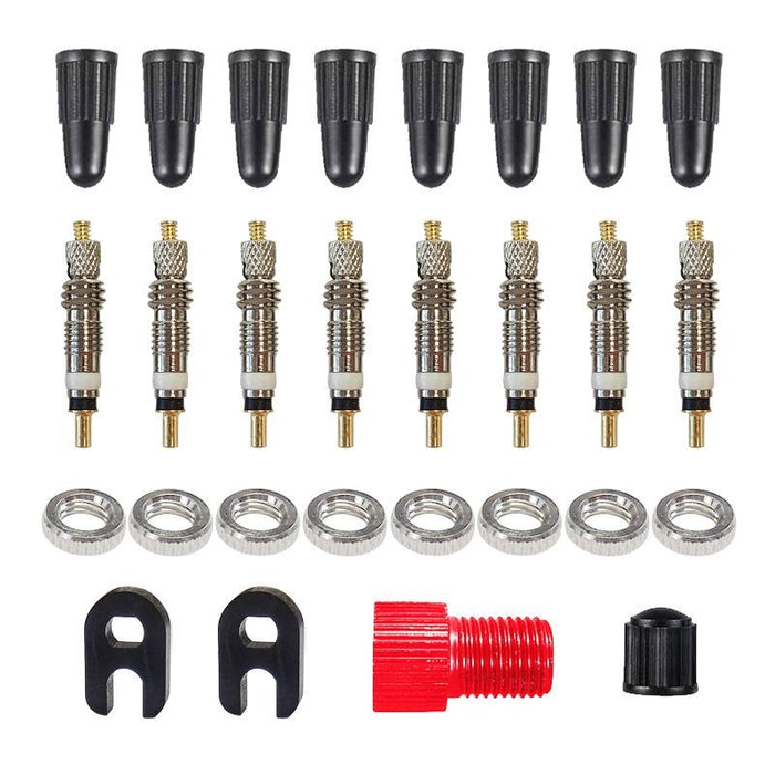 28-Piece French Valve Core Adapter Set