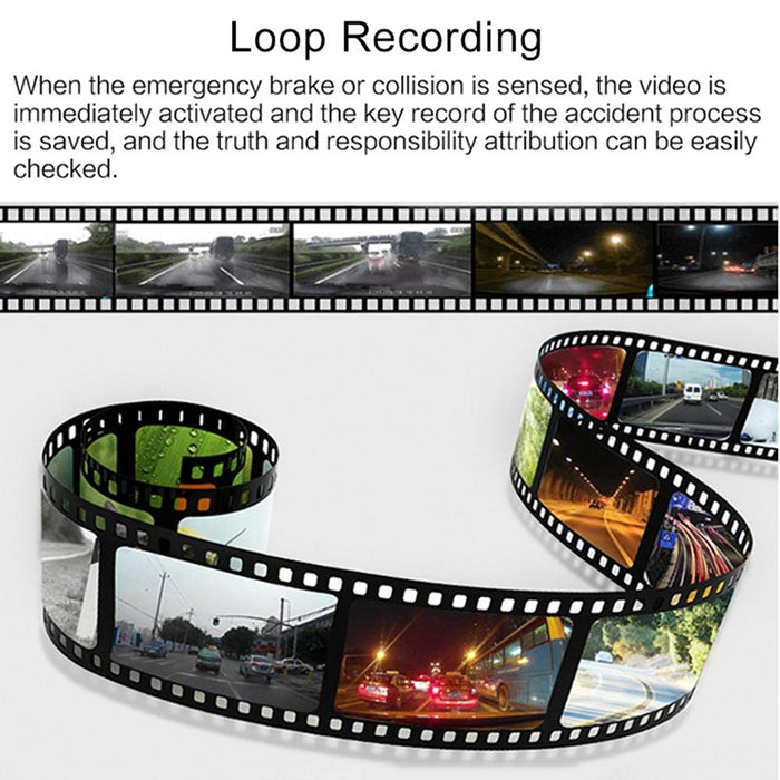 11 Widescreen 1080P Car Recorder With Voice Control