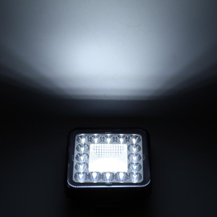 Car Square Work Light With 32Leds Smd - 2835 Lamp Beads