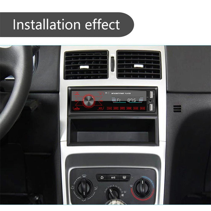 12V Car Radio Receiver Mp3 Player - Bluetooth Fm Usb Sd Card - Hands-Free Calling