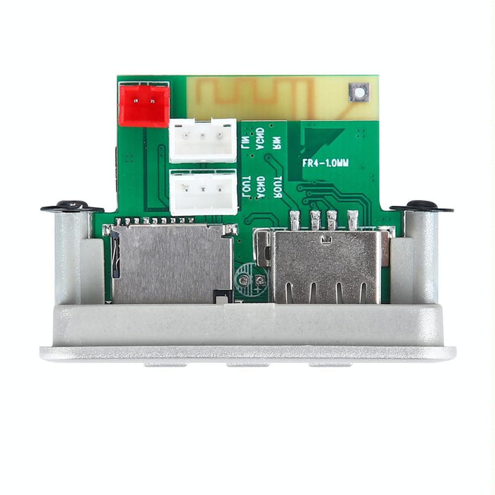 12V Car Mp3 Player Board With Fm Radio Bluetooth Usb Tf Card - White