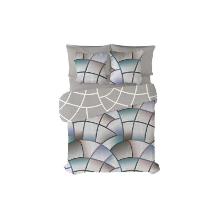 Nordic Cover By Pierre Cardin Lucas Grey 144 Threads 220 X 230 Cm - Size King