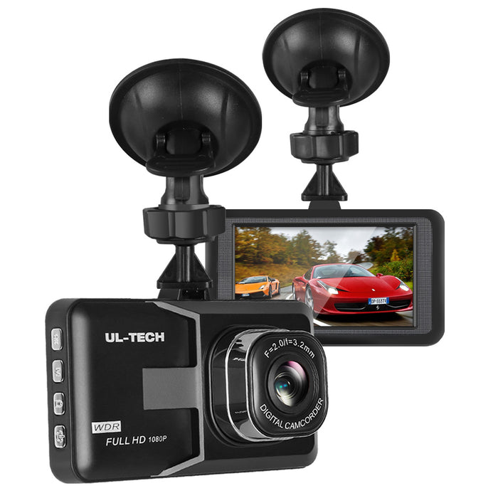 Dash Camera 1080P Hd Cam Car Recorder Dvr Video Vehicle Carmera 32Gb
