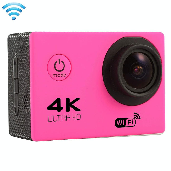 2.0 Inch Wifi Action Camcorder 170 Degree Wide Angle Waterproof 64Gb Sd