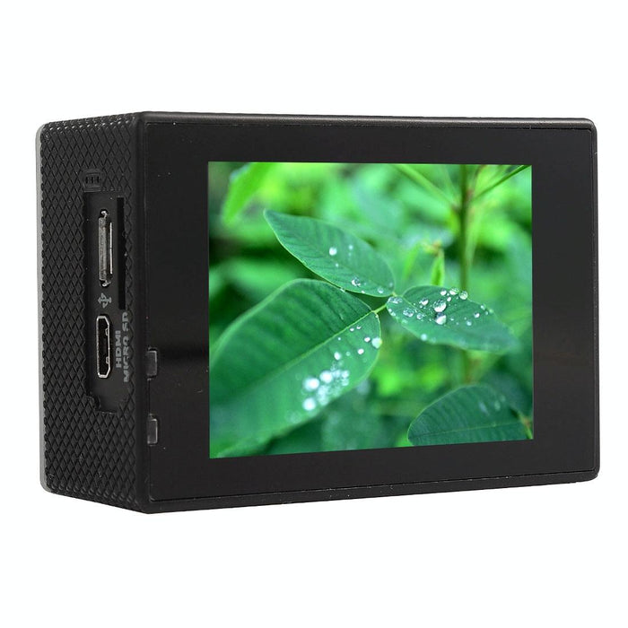2.0 Inch Wifi Action Camcorder 170 Degree Wide Angle Waterproof 64Gb Sd